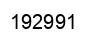 Number 192991 black image