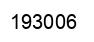 Number 193006 black image