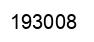 Number 193008 black image