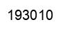 Number 193010 black image