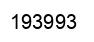 Number 193993 black image