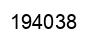 Número 194038 imagen negro