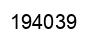 Número 194039 imagen negro