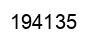Number 194135 black image