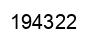 Número 194322 imagen negro