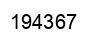 Número 194367 imagen negro