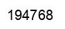 Number 194768 black image