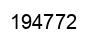Number 194772 black image
