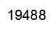 Number 19488 black image