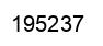 Número 195237 imagen negro