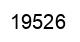 Number 19526 black image
