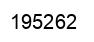 Number 195262 black image