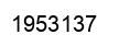 Number 1953137 black image