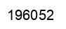 Number 196052 black image