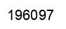 Number 196097 black image