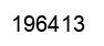 Number 196413 black image