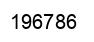 Number 196786 black image