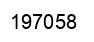Number 197058 black image