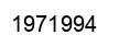 Number 1971994 black image