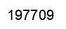 Number 197709 black image