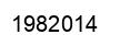 Number 1982014 black image