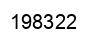 Number 198322 black image