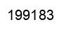 Number 199183 black image