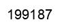 Number 199187 black image