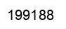 Number 199188 black image