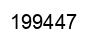 Number 199447 black image