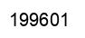 Number 199601 black image
