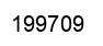 Number 199709 black image