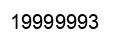 Número 19999993 imagen negro