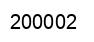 Número 200002 imagen negro