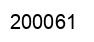 Number 200061 black image