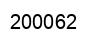 Number 200062 black image