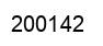 Number 200142 black image