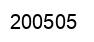 Número 200505 imagen negro