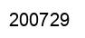 Number 200729 black image
