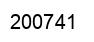 Number 200741 black image