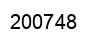 Number 200748 black image