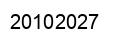 Number 20102027 black image