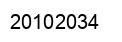 Number 20102034 black image