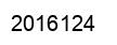 Number 2016124 black image