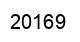 Número 20169 imagen negro