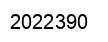 Número 2022390 imagen negro