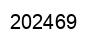 Number 202469 black image