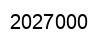 Number 2027000 black image