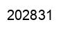 Number 202831 black image