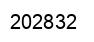 Number 202832 black image